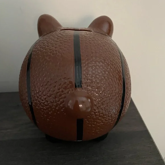 Ceramic Basketball Piggy Bank - Picture 5 of 7